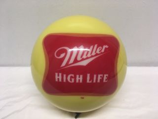 Vintage And Rare Miller High Life Bowling Ball Not Drilled 16lbs