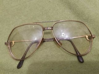 A Vintage Cartier Santos Men Sunglasses Frame Size 62mm