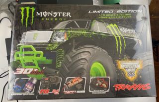 Rare Traxxas 1/10 Monster Energy Stampede Limited Edition Rc Truck