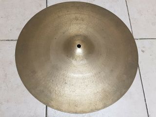 Rare Vintage Zildjian Avedis 16 " Crash Cymbal