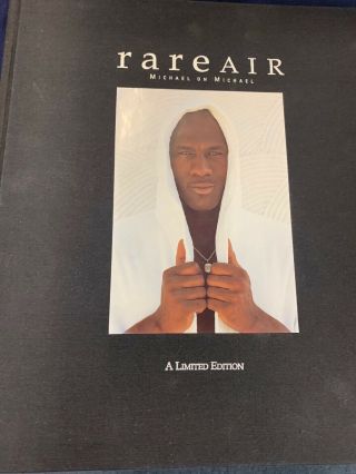 Michael Jordan Autographed Rare Air Book Authenticated Upper Deck Bulls Greatest