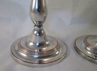 A Good Small Old Sheffield Plate Candlesticks c1800 3