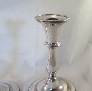 A Good Small Old Sheffield Plate Candlesticks c1800 4