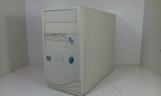 Vintage Desktop Computer Retro At Pc Case