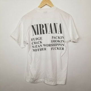 Vintage Nirvana Vestibule Shirts Very Rare Sub Pop Size S 90s Hell 3