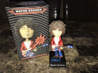 Wayne Kramer Rare Signed Autographed Bobblehead Kick Out The Jams The Mc5