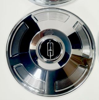 Four Vintage 1960 - 79 Oldsmobile Dog Dish Hubcap Wheel Cover 1966 Cutlass 442 Htf