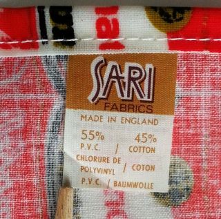 1960 Andy Warhol Campbell Soup Apron Sari Fabrics England Vintage Pop Art 7