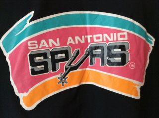 Vintage San Antonio Spurs Champion NBA Warm Up Jacket.  Rare 6