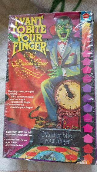 Vintage 1981 Hasbro I Vant To Bite Your Finger Dracula Game
