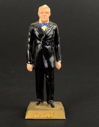 Vintage 1960s Marx Hand Painted Zachary Taylor 12th Us President 2.  75 " Figurine