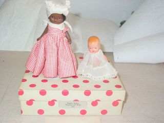 Rare Nancy Ann Storybook Bisque Doll 83 " Mammy & Baby "