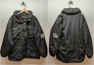 Bogner Vintage Retro Ski Jacket Coat Hooded Parka Made In Usa Size 42 Large