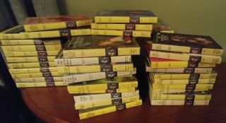 Near Complete 55 Vintage Nancy Drew Set Mystery Books Matte Covers