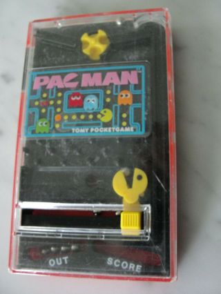 Vintage 1982 Tomy Pacman Pocket Game Vintage Handheld Classic