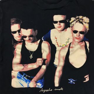 Vintage Depeche Mode Tee Shirt Tour Band Rock Rare 80s/90s Single Stitch 5