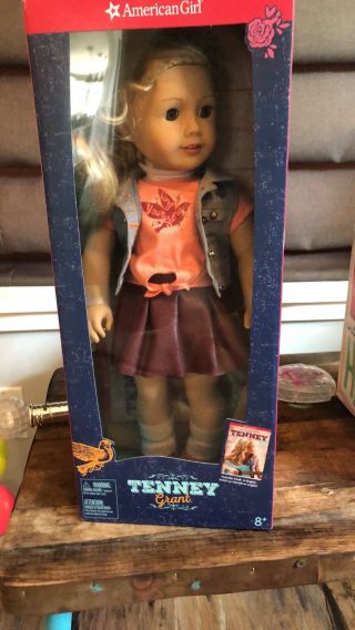 American Girl Doll Tenney Grant 18 Inch And Book