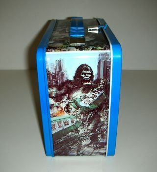 KING KONG Vintage Metal LUNCHBOX w/Thermos 1977 - Not JOE SOUCY 4