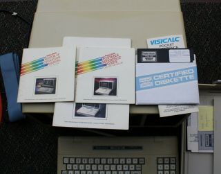 Rare Vintage TRS - 80 4P Portable Luggable Computer from 1983 w/ Manuals Software 4