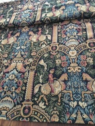 Vintage Tapestry Fabric - Upholstery 180” X 52”