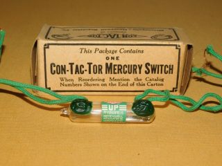 Vintage Con - Tac - Tor Contactor Mercury Switch As607c1 Ks Nos