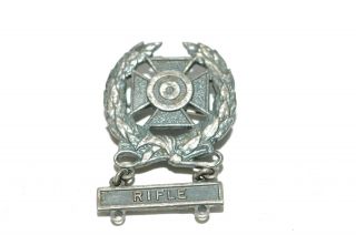 Vintage U.  S.  Army Expert Marksmanship Badge Sterling Silver