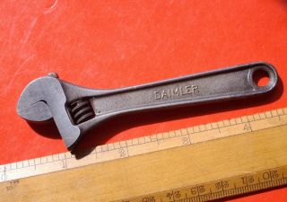 Vintage Bahco Daimler Adjustable Spanner 4 " Dart Double Six Consort Sp 250 V8