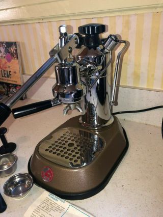 Vintage 1976 La Pavoni Europiccola Espresso Coffee Lever Machine Exc 3