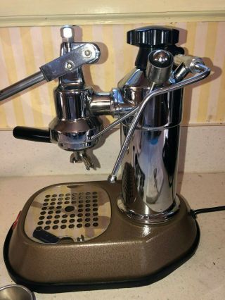 Vintage 1976 La Pavoni Europiccola Espresso Coffee Lever Machine Exc 4