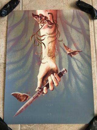 The Last Of Us Poster Art Print Mondo Kevin Tong Playstation Outbreak Day Rare