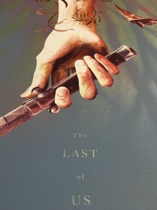 The Last Of Us Poster Art Print Mondo Kevin Tong Playstation Outbreak Day Rare 7