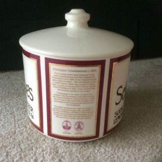 Antique Vintage SCHWEPPES Advertising Ceramic Ice Bucket Made In England 2