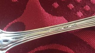 RARE TIFFANY & CO STG SILVER JAPANESE SOLID SERVING CHEESE KNIFE 2 PICK AUDUBON 5