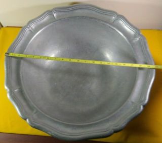 Vintage 1975 Country Ware Pewter Bowl 230 20 