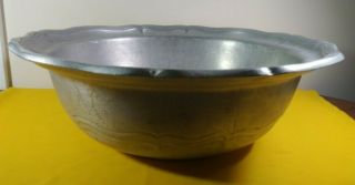 Vintage 1975 Country Ware Pewter Bowl 230 20 