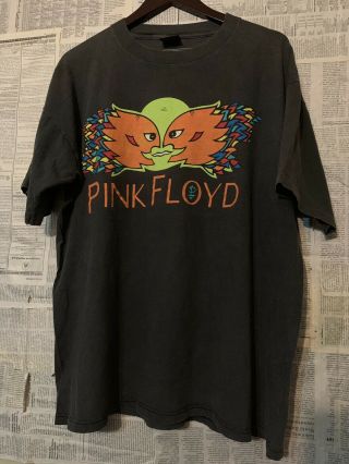 Vtg 90s Pink Floyd North American Tour Rock Band T - Shirt