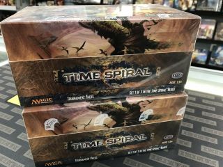 Mtg Magic The Gathering Factory Time Spiral Tournament Pack Box Oop Rare