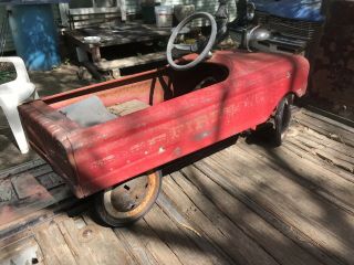 Vintage Fire Chief Pedal Car 503 Amf 3