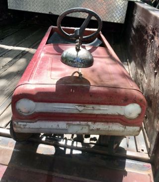 Vintage Fire Chief Pedal Car 503 Amf 7