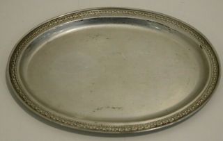 Vintage Sterling Silver.  925 Oval Tray Dish By Fisher 2212
