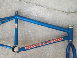 Redline MX - II Frame and Fork - Vtg BMX Bike - Old School 4