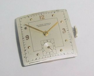 Vintage c.  1951 Ulysse Nardin Chronometer Watch 10K GF 17j 17 Jewel PARTS REPAIR 5