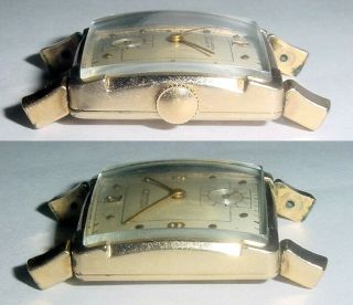 Vintage c.  1951 Ulysse Nardin Chronometer Watch 10K GF 17j 17 Jewel PARTS REPAIR 8
