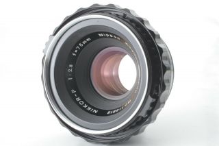 【RARE Near - 】 Zenza Bronica EC - TL II w/ Nikkor P 75mm f/2.  8 Lens from JAPAN 3