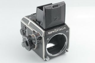 【RARE Near - 】 Zenza Bronica EC - TL II w/ Nikkor P 75mm f/2.  8 Lens from JAPAN 6
