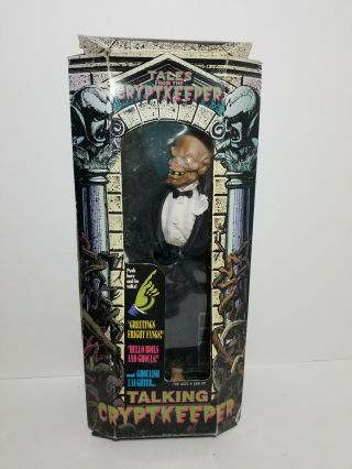 Vintage 1998 Ace Novelty Tales From The Crypt Talking Cryptkeeper Doll In Tuxedo