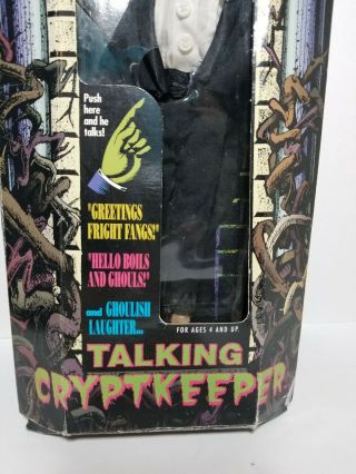 Vintage 1998 Ace Novelty Tales from the Crypt Talking Cryptkeeper Doll in Tuxedo 3