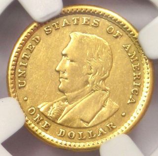1905 Lewis & Clark Gold Dollar G$1 - Certified NGC XF Detail - Rare Coin 4