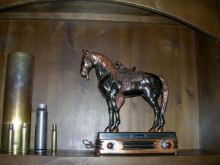Abbotwares Radio Model Z477 1940’s Vintage Bronze Horse Radio - Owner
