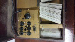 Rare Vintage Hickok Model 121 Mutual Conductance Tube Tester With Cards 2